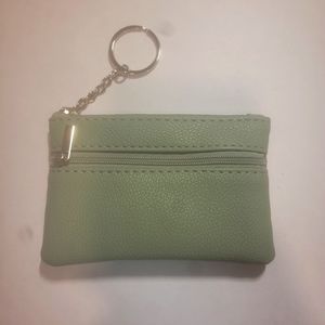 Card pouch with attached keychain